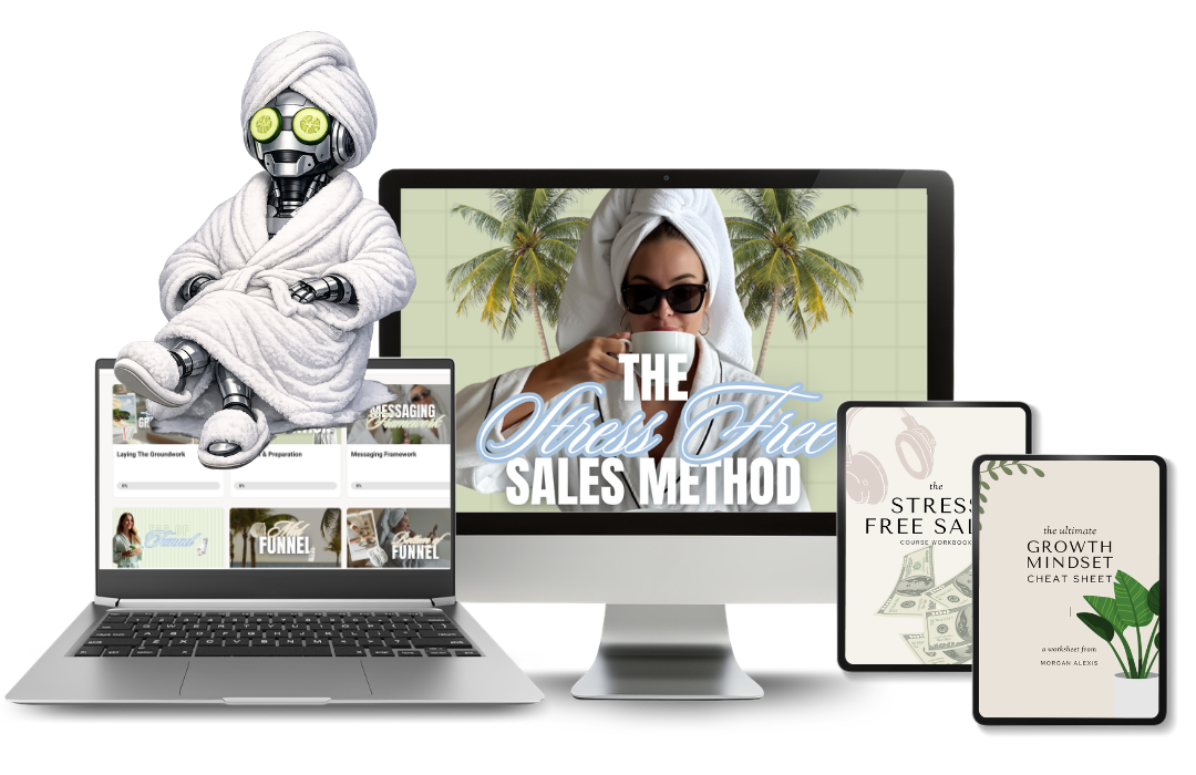Stress Free Sales course mockup